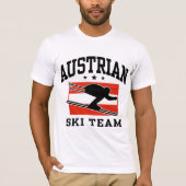 T-shirt Équipe d'Autriche de ski (Devant)