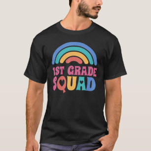 T-shirt Équipe de 1re année Arc-en-ciel Enseignant Élève R