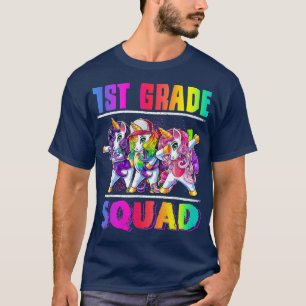 T-shirt Équipe de 1re année Dabbing Unicorn Retour à l'éco