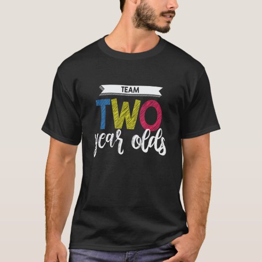 T-shirt Équipe de 2 ans Enseignant Élève École Cadeau (Devant)