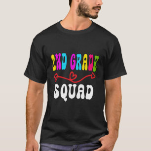 T-shirt Équipe De 2E Année De Retour À L'École Enseignants