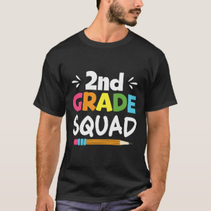 T-shirt Équipe de 2e année Deuxième enseignant Équipe d'él