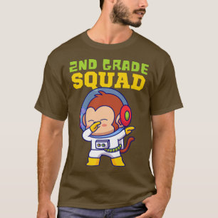 T-shirt Équipe de 2e année, Retourner à l'école, astronaut