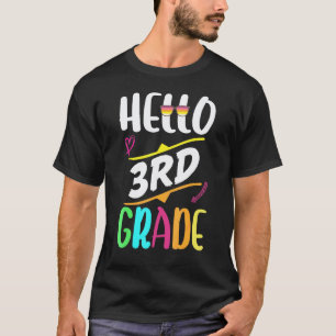 T-shirt Équipe de 3e année Bonjour enseignant de troisième