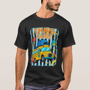 T-shirt Équipe de 3e année Bus scolaire Rentrée des classe