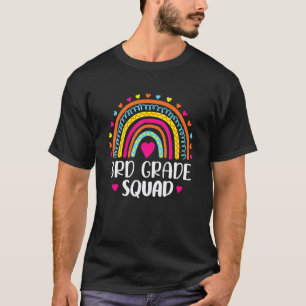 T-shirt Équipe de 3e année Enseignant Élève Arc-en-ciel 10