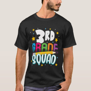 T-shirt Équipe De 3E Année Premier Jour De L'École Garçons