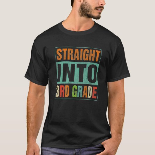 T-shirt Équipe de 3e année Retour à S (Devant)