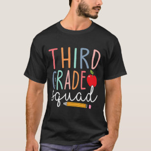 T-shirt Équipe de 3e année Troisième année Retour à l'écol