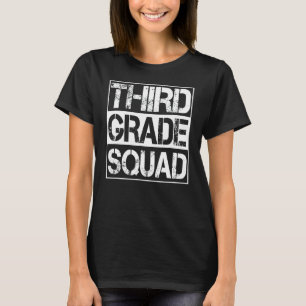 T-shirt Équipe de 3e année Troisième année Retour à l'écol