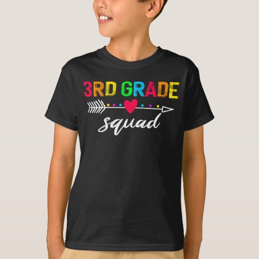 T-shirt Équipe de 3e classe (Devant)
