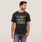 T-shirt Équipe de 4e année Étudiants de 4e année Retour (Devant entier)