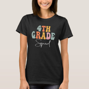 T-shirt Équipe de 4e année Femmes Super rétro Joyeux Premi