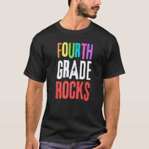 T-shirt Équipe de 4e année Professeur d'école Élève Quatri