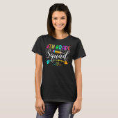 T-shirt Équipe de 4e année retour à l'école professeur de  (Devant entier)