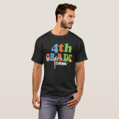 T-shirt Équipe de 4e année Retro Femmes Super Joyeuses Pre (Devant entier)