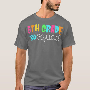 T-shirt Équipe de 5e année 5e année Retourner à l'école En