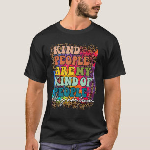 T-shirt Équipe de 5e année Leopard Les gens sont mon genre