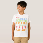 T-shirt Équipe de 7e année Les véritables célébrités du co (Devant entier)