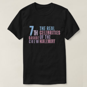 T-shirt Équipe de 7e année Les véritables célébrités du co