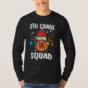 T-shirt Équipe de 8e année Renne Professeur de Noël 1