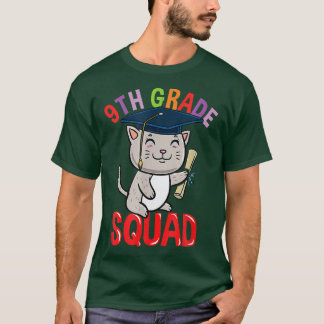 T-shirt Équipe de 9H Chat Retour à l'école