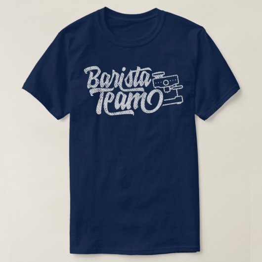 T-shirt Équipe de Barista (Design devant)