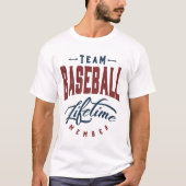 T-shirt Équipe de baseball (Devant)