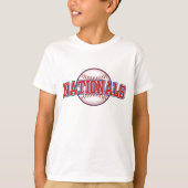 T-shirt Équipe de baseball de Washington (Devant)