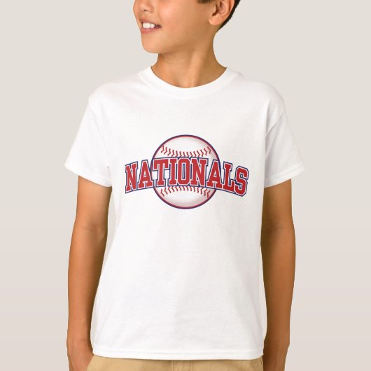 T-shirt Équipe de baseball de Washington (Devant)