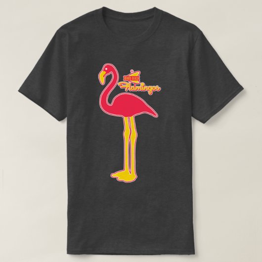 T-shirt Équipe de baseball des Flamants roses de Miami Bea (Design devant)