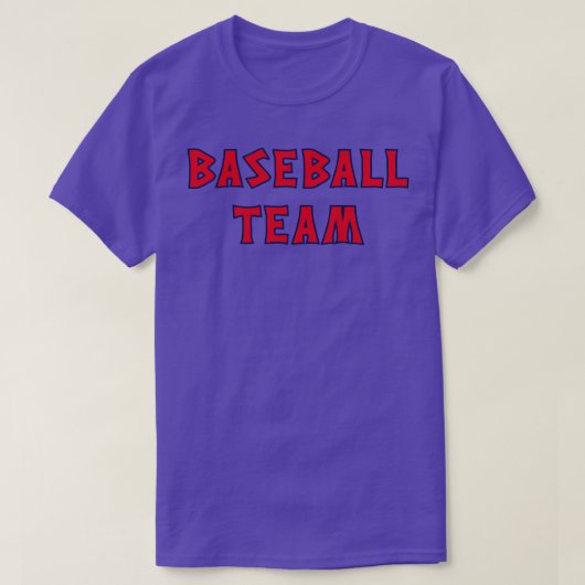 T-shirt Équipe de baseball du CLE Blanc 1 (Design devant)