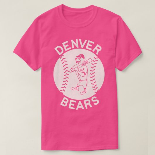 T-shirt Équipe de baseball les années 70 Denver Bears (Design devant)