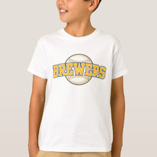 T-shirt Équipe de baseball Milwaukee Brewer
