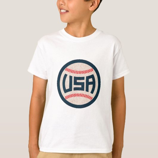 T-shirt Équipe de baseball USA (Devant)