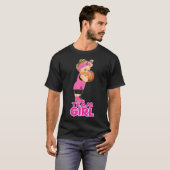 T-shirt Équipe de basket-ball Baby shower de filles Parcou (Devant entier)