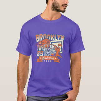 T-shirt Équipe de basketball de Brooklyn Sports athlétique