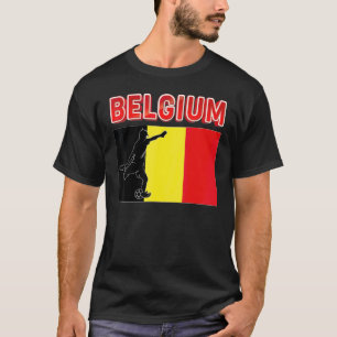 T-shirt Équipe de Belgique du Monde Football Football Ch