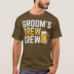 T-shirt Équipe de bière des garçons d'honneur Mariage Garç