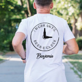 T-shirt Équipe de bière drôle avec nom personnalisé