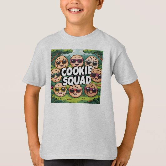 T-shirt Équipe de biscuits (Devant)