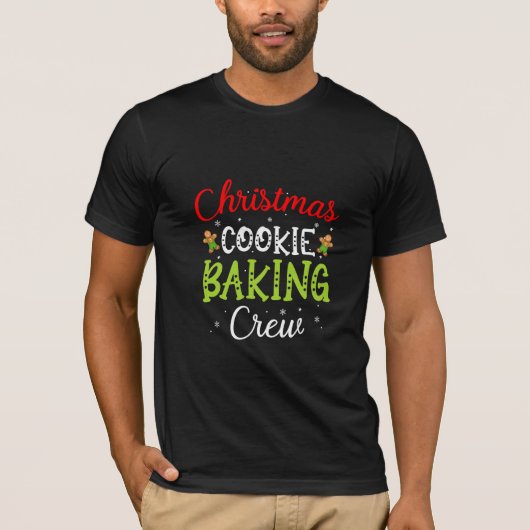 T-shirt Équipe de biscuits de Noël (Devant)