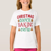 T-shirt Équipe de biscuits de Noël (Devant)