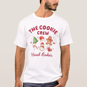 T-shirt Équipe de biscuits drôles personnalisés pour Noël