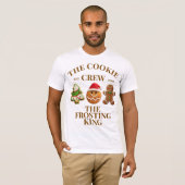 T-shirt Équipe de biscuits personnalisée Funny Christmas M (Devant entier)