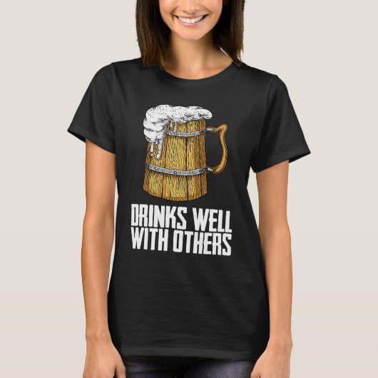 T-shirt Équipe de boisson alcoolisée de boisson (Devant)