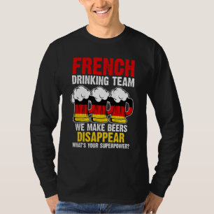 T-shirt Équipe de boisson allemande fait de l'équipe de bo