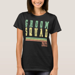 T-shirt Équipe de boisson de fête de Bachelor Squad du mar