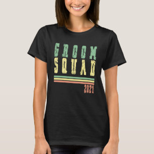 T-shirt Équipe de boisson de fête de Bachelor Squad Groom