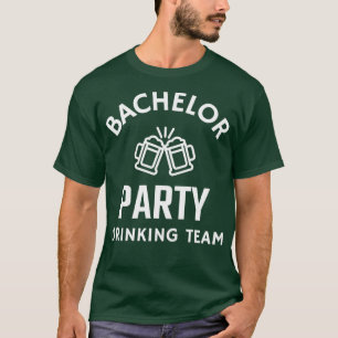 T-shirt Équipe de boisson d'enterrement de vie de garçon 4